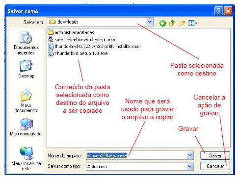 Salvar arquivo Salvar arquivo