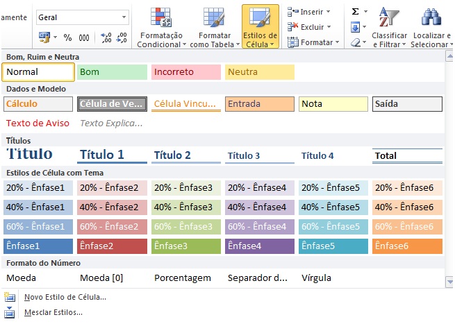 Formatação Formatação