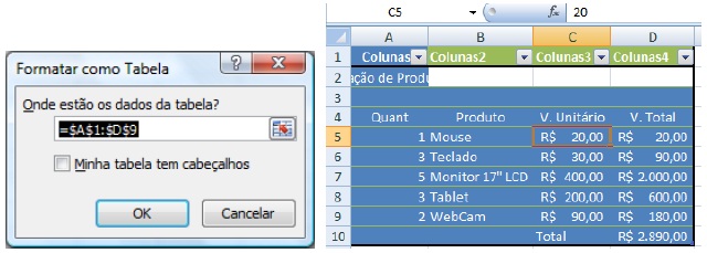 Formatação Formatação