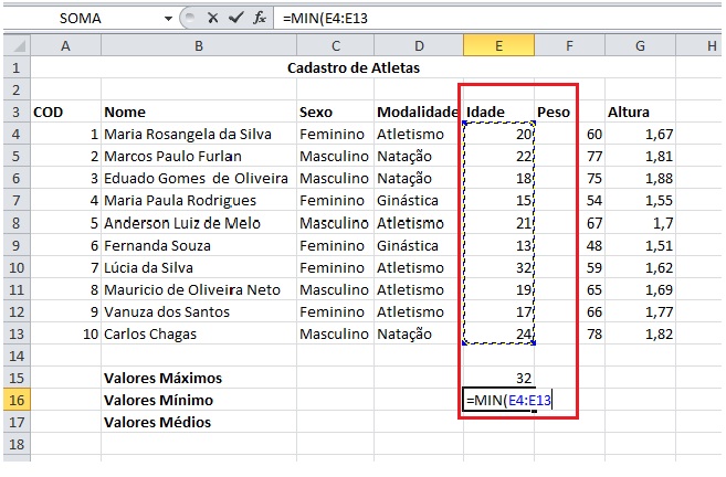 Outras funções Outras funções