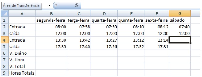 excel60 Data e Hora