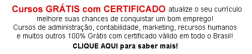 Cursos Grátis com Certificado