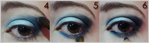 maquiagem azul - passo 2 maquiagem azul - passo 2