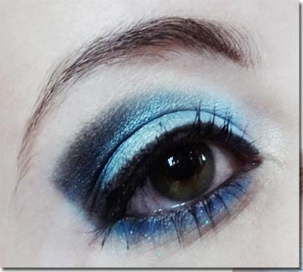 maquiagem azul - passo 4 maquiagem azul - passo 4