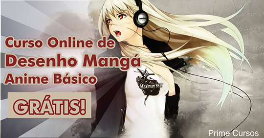 Curso de Desenho de Mangá/Anime Básico Online Grátis