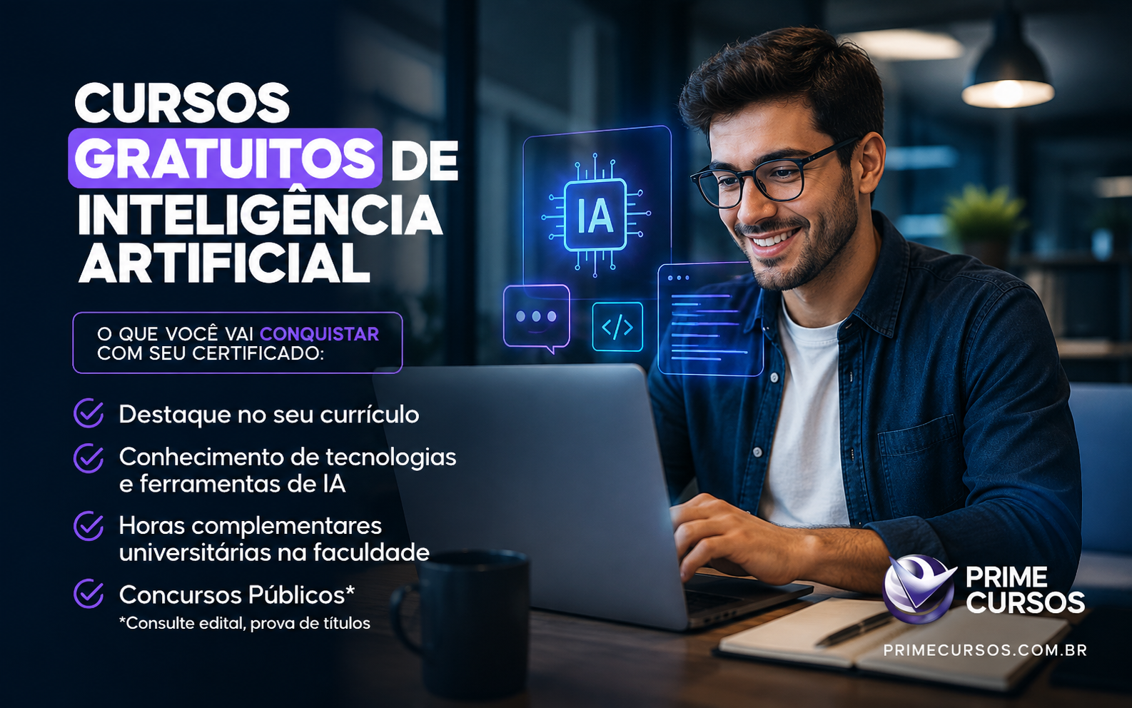 Cursos grátis da categoria Inteligência Artificial Cursos grátis da categoria Inteligência Artificial