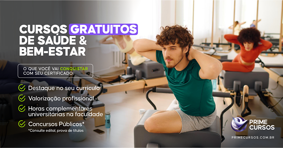 Cursos Gratuitos de Saúde e Bem-Estar