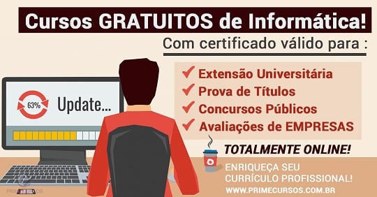 Curso Gratuito de Informática Avançada Online