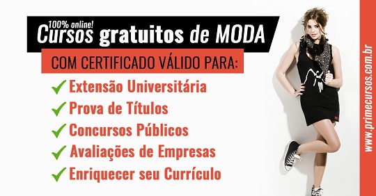 Cursos Gratuitos de Moda