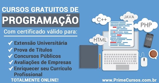 Cursos de Programação Online Grátis