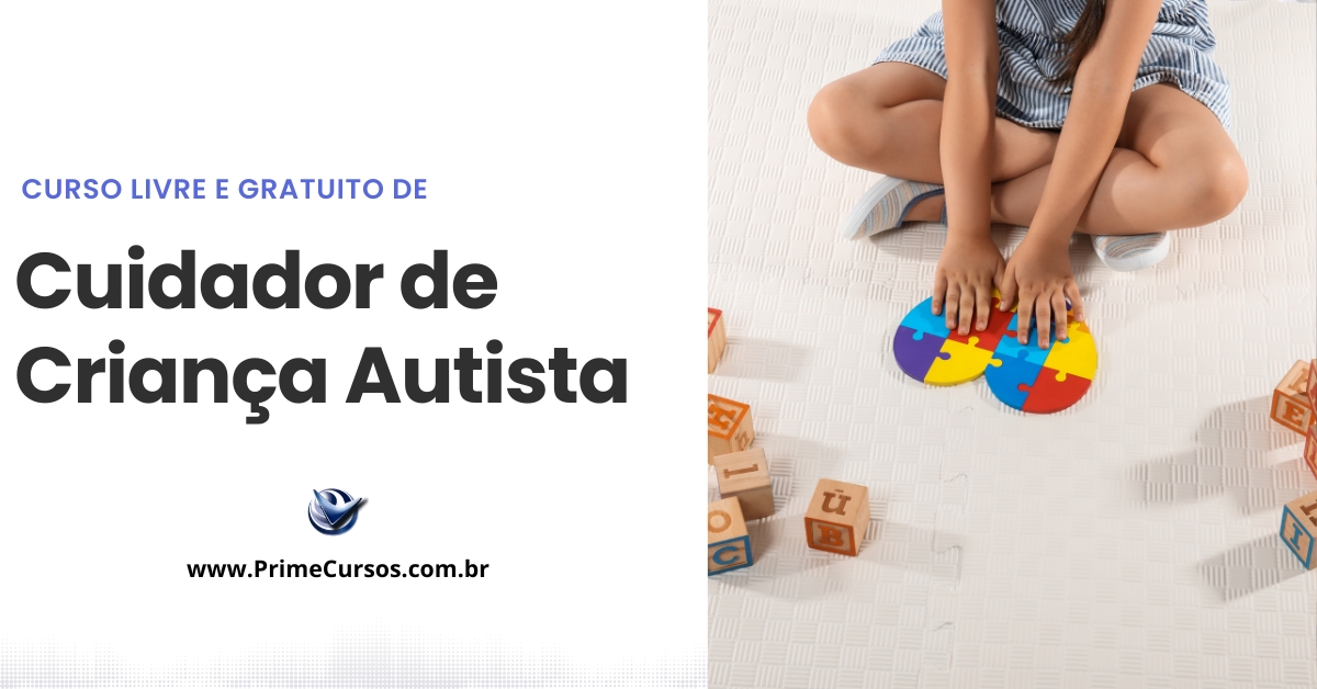 Curso Gratuito de Cuidador de Criança Autista Online Logo Curso Gratuito de Cuidador de Criança Autista Online Logo