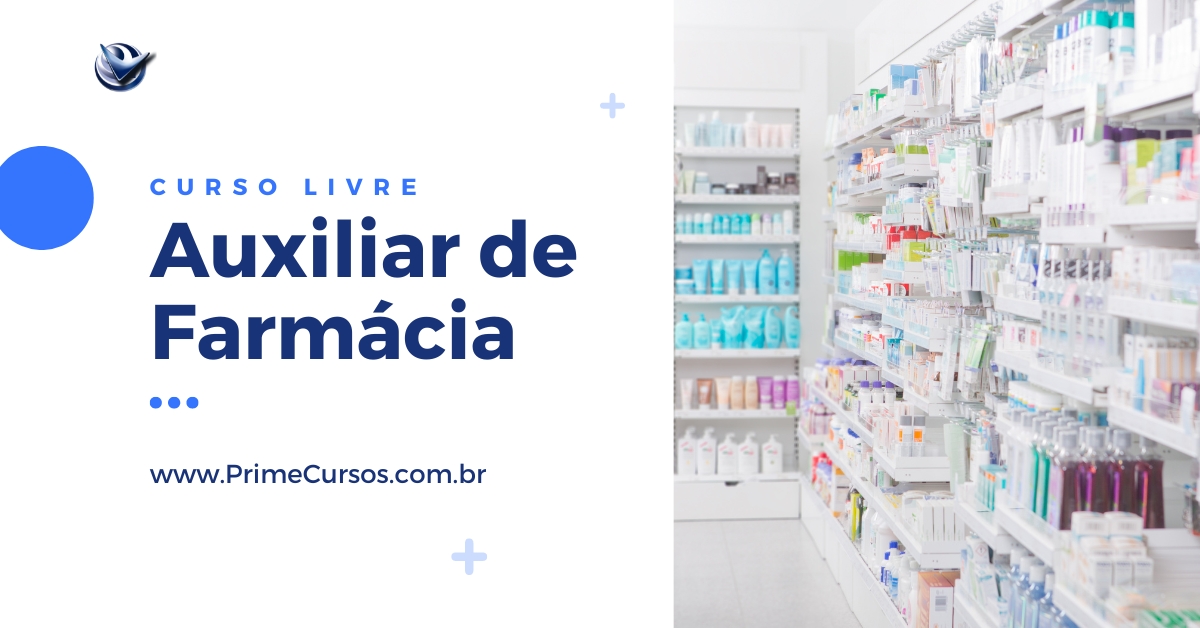 Curso Gratuito de Auxiliar de Farmácia Online Logo Curso Gratuito de Auxiliar de Farmácia Online Logo
