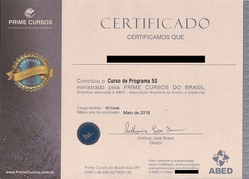 modelo certificado