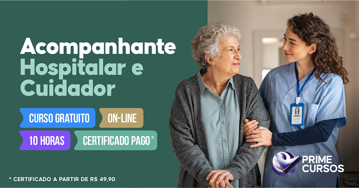Curso de Acompanhante Hospitalar e Cuidador