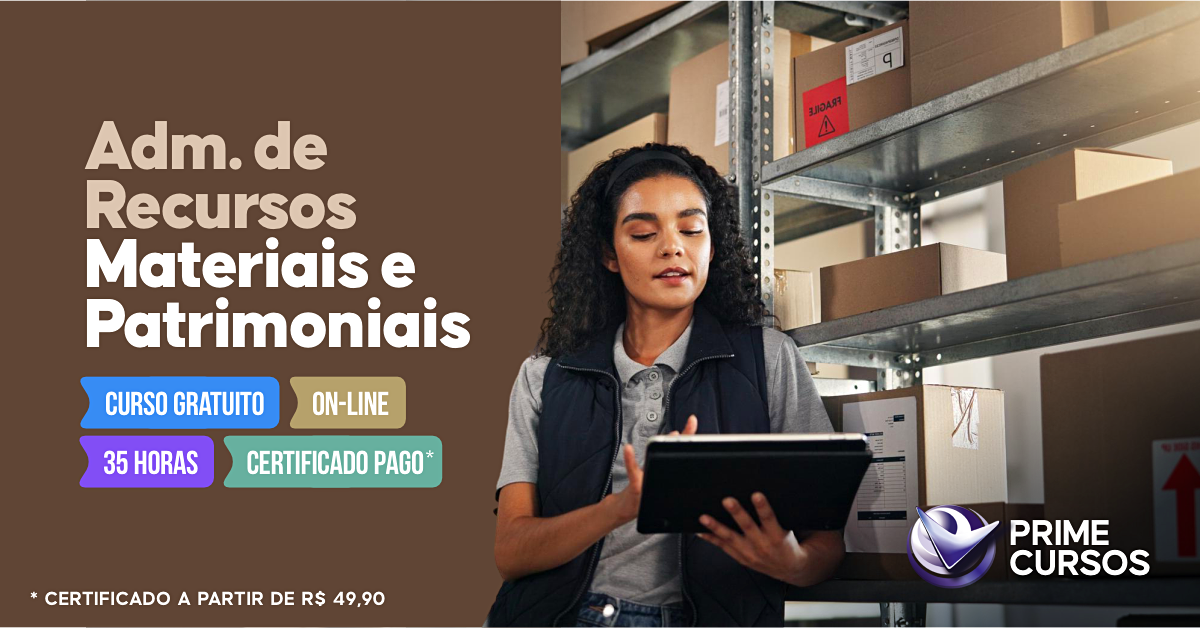 Curso de Administração de Recursos Materiais e Patrimoniais