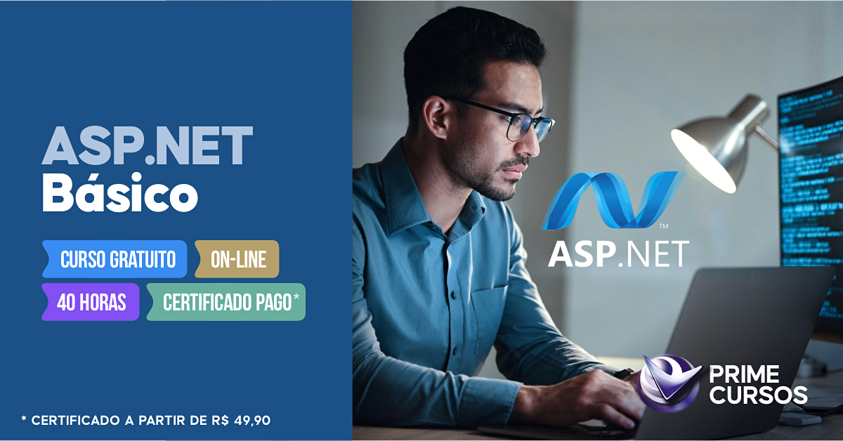 Curso Grátis de ASP.NET Básico Curso de ASP.NET Básico