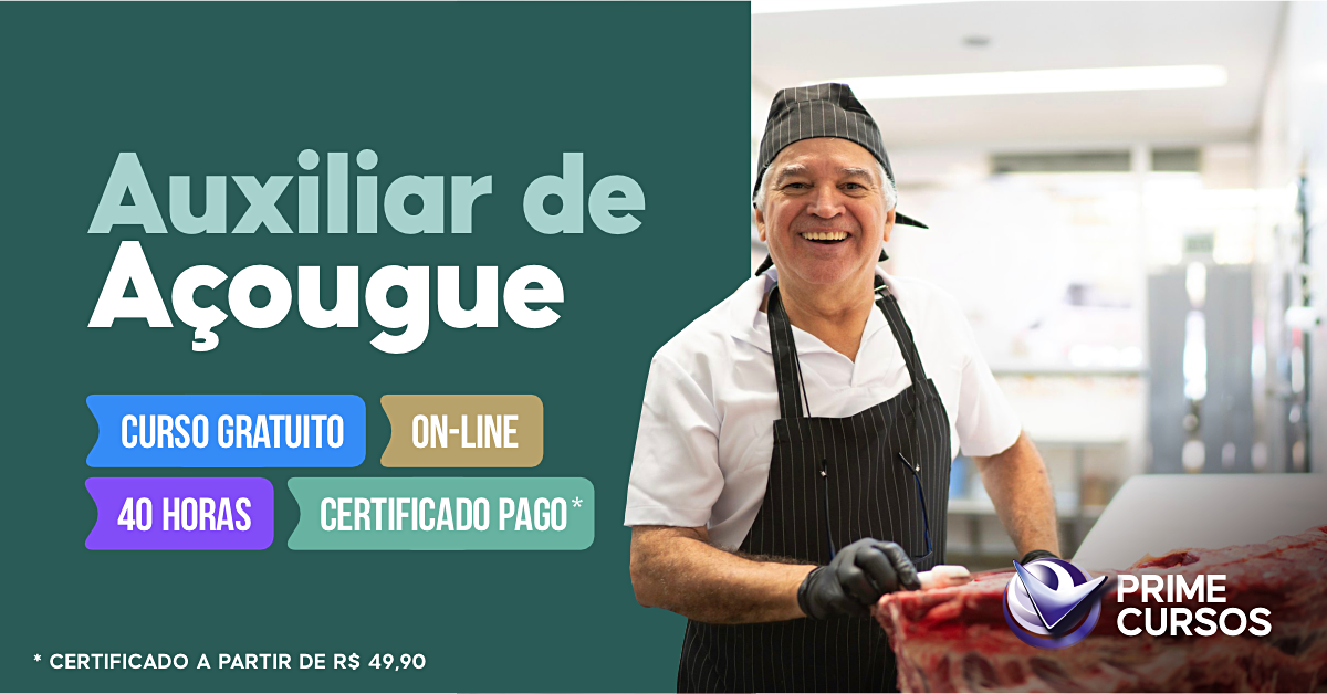 Curso de Auxiliar de Açougue