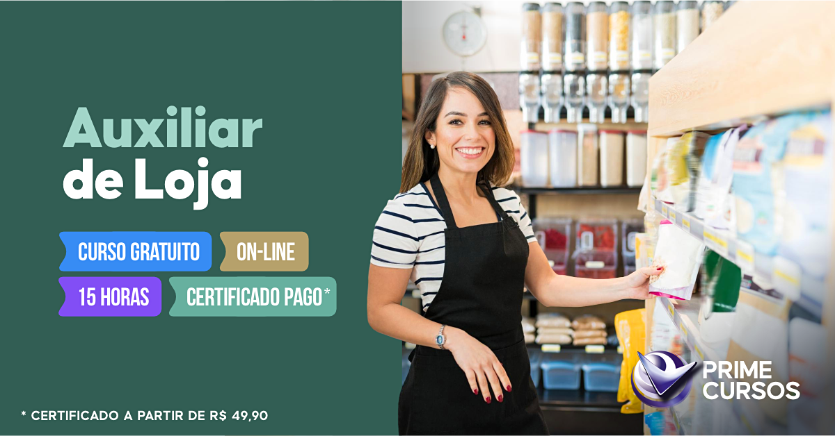 Curso de Auxiliar de Loja