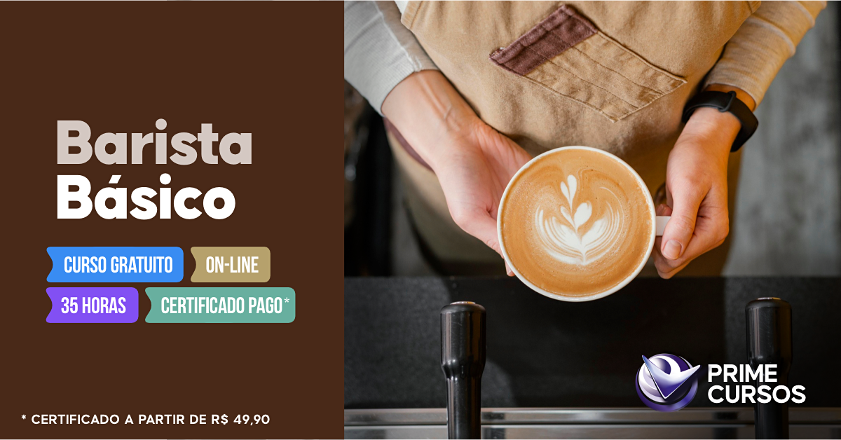 Curso Gr&aacute;tis de Barista B&aacute;sico