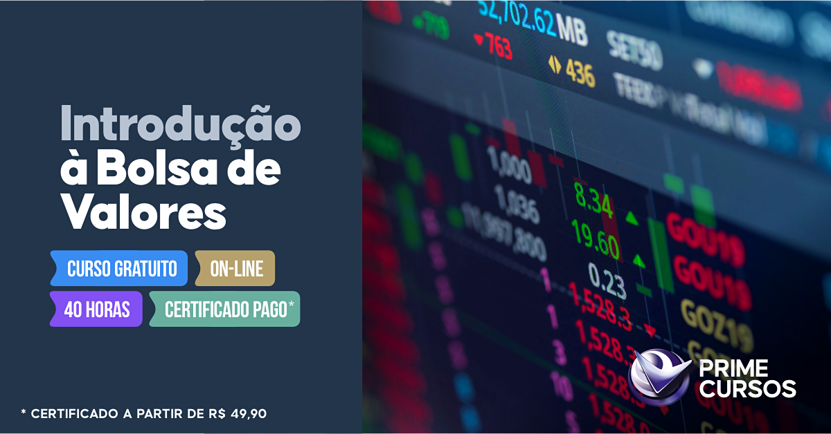 Curso Grátis de Introdução à Bolsa de Valores Curso de Introdução à Bolsa de Valores