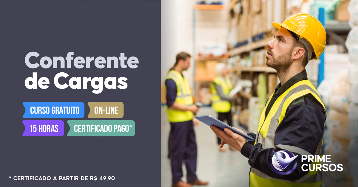 Curso de Conferente de Cargas