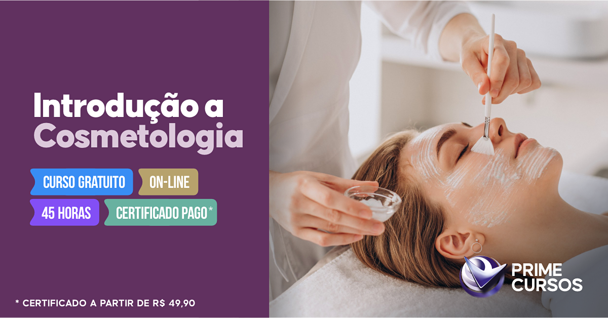 Curso de Introdu&ccedil;&atilde;o a Cosmetologia