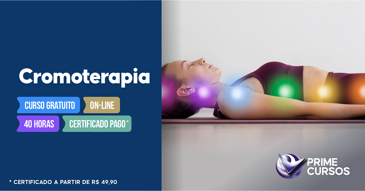 Curso Grátis de Cromoterapia Curso de Cromoterapia