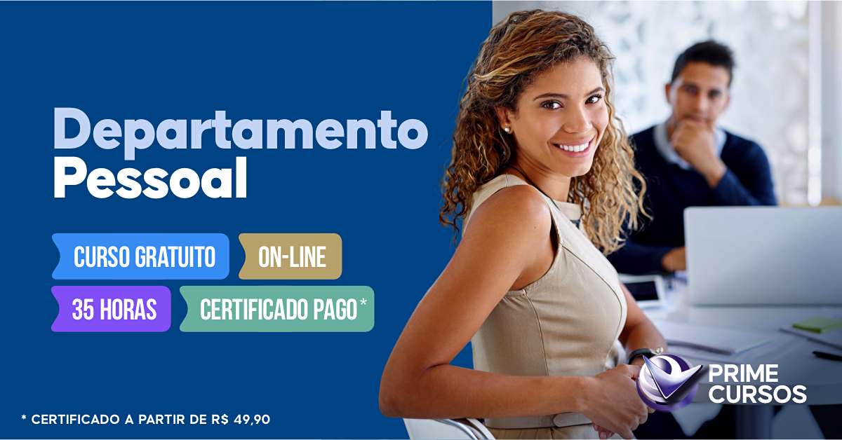Curso de departamento pessoal
