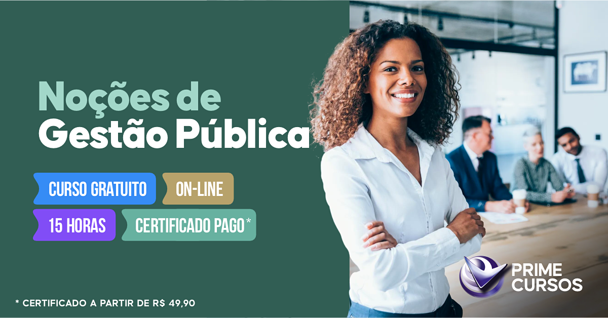 Curso de Noções de Gestão Pública
