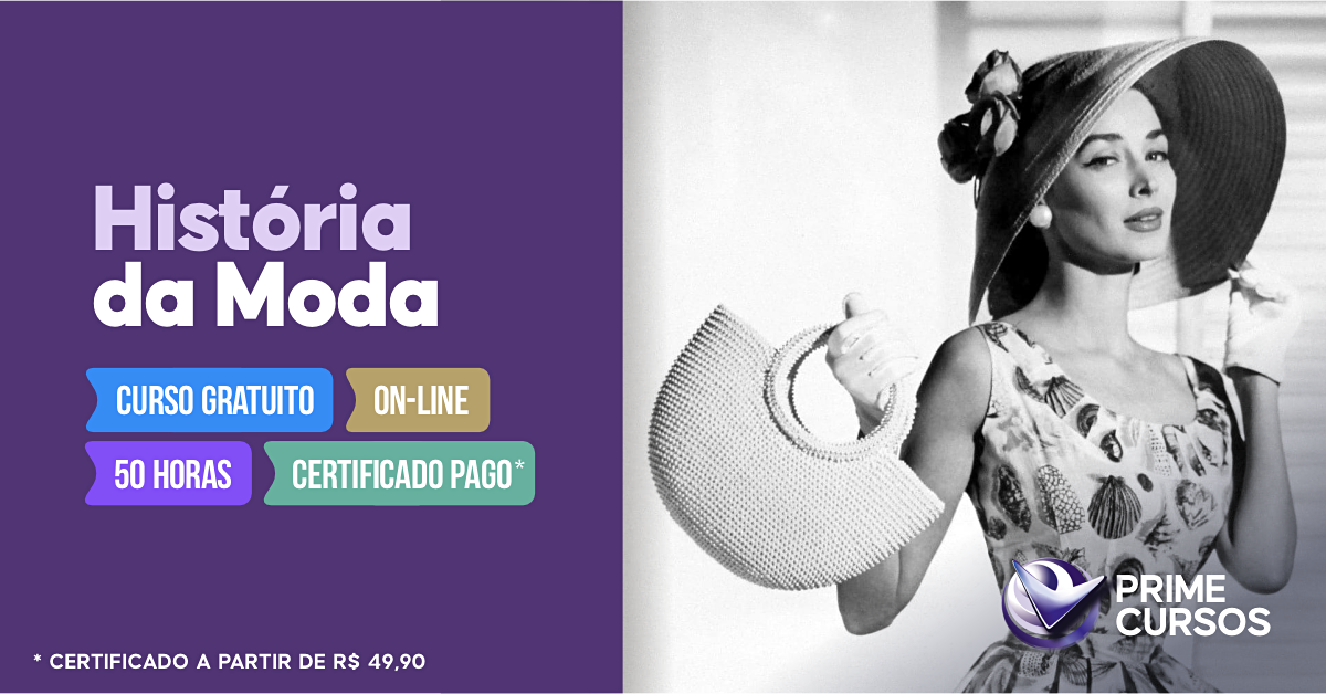 Curso de História da Moda