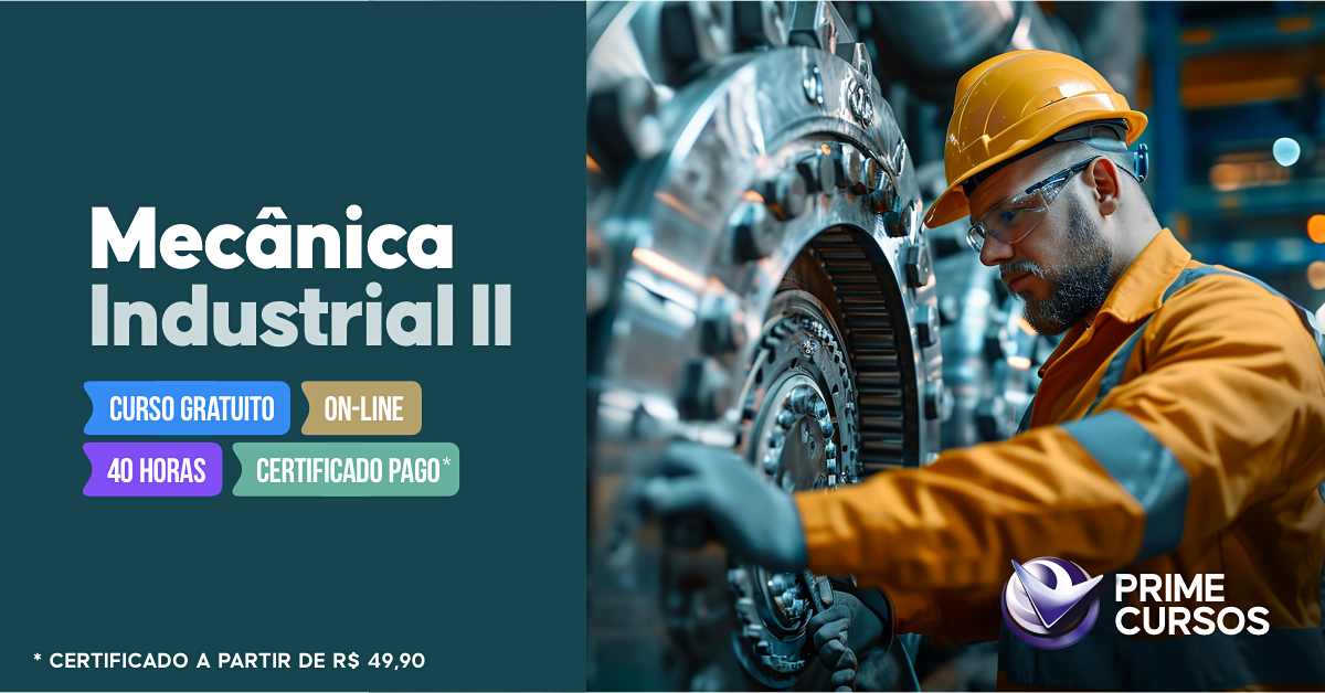 Curso grátis de Mecânica Industrial II Curso de Mecânica Industrial II