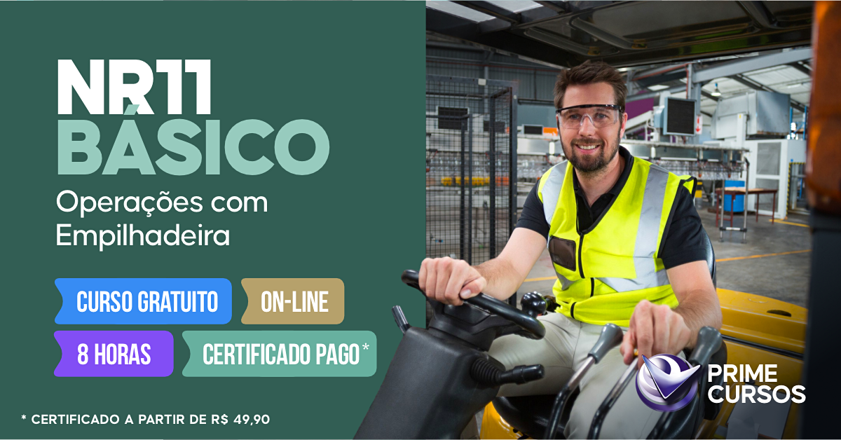Curso de NR 11 Básico - Operações com Empilhadeira