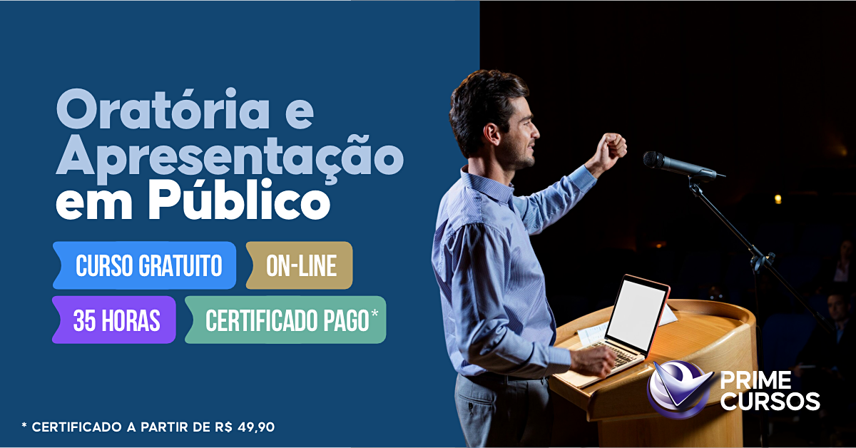 Curso de Oratória e Apresentação em Público