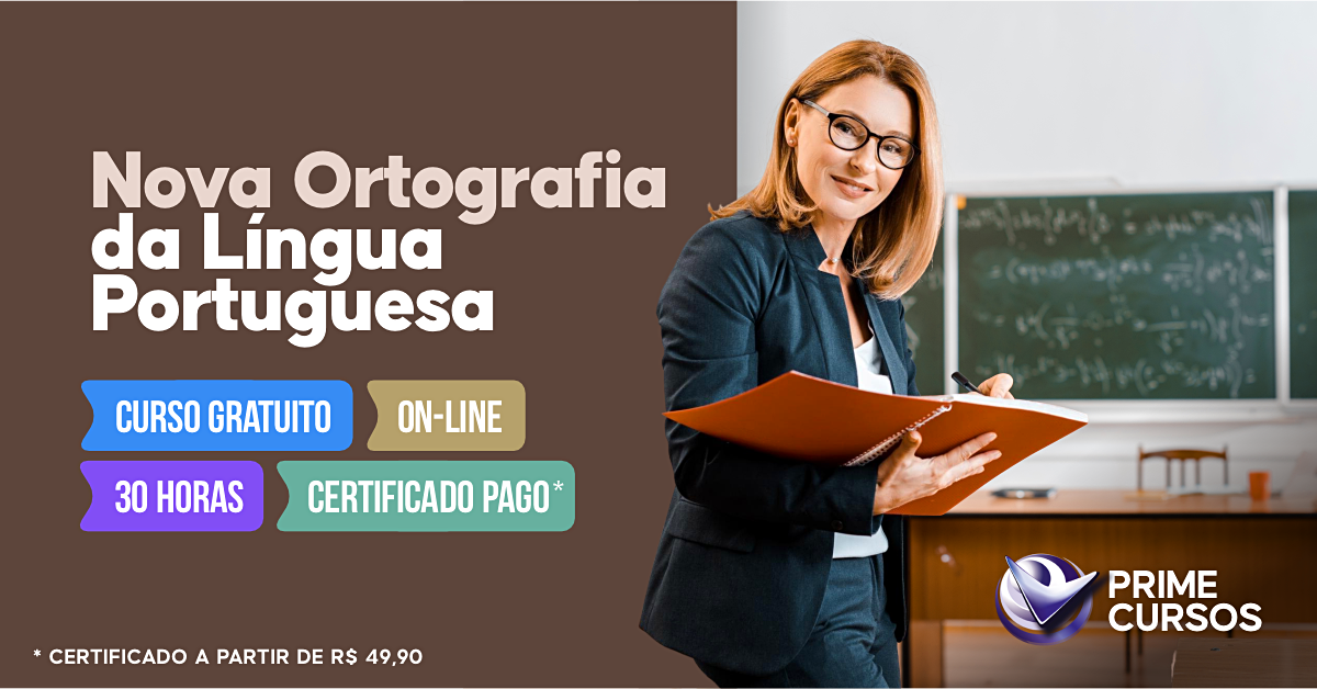 Curso da Nova Ortografia da Língua Portuguesa