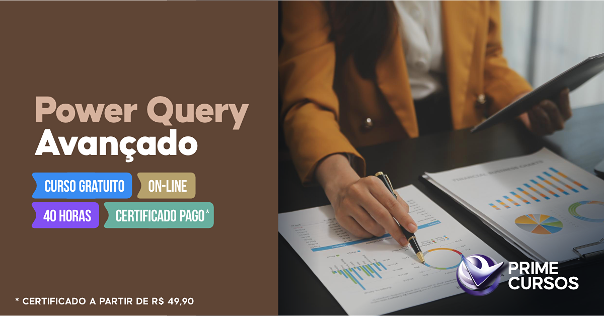 Curso Grátis de Power Query Avançado Curso de Power Query Avançado