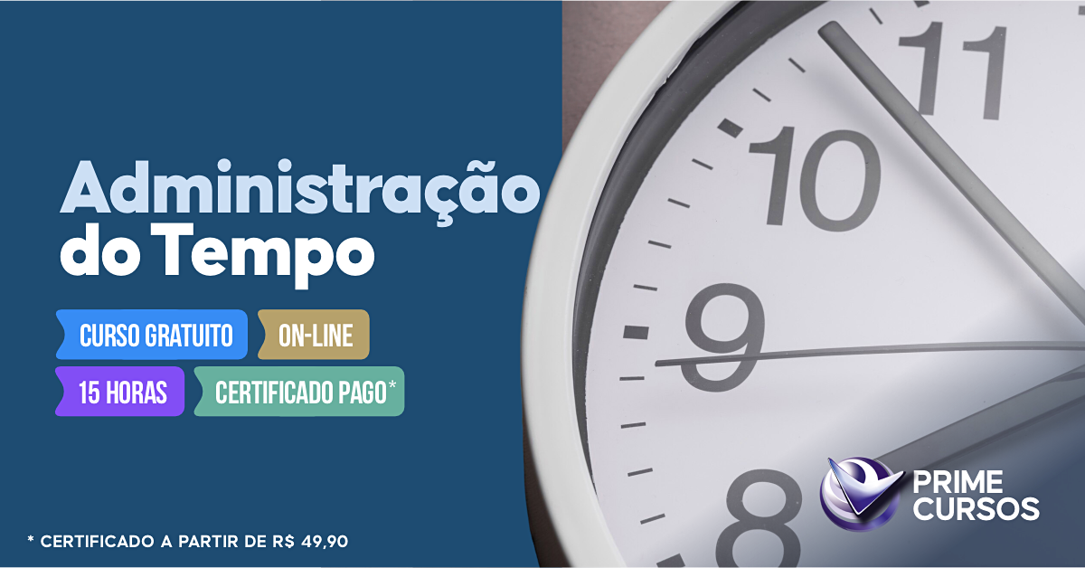 Curso de Administração do tempo