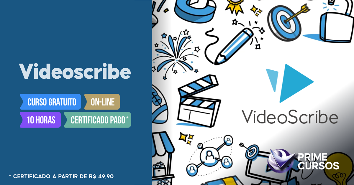 Curso Grátis de Videoscribe Curso de Videoscribe