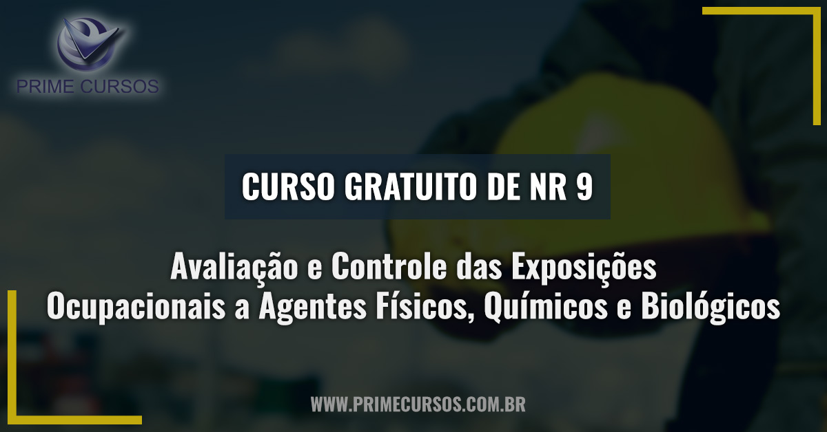 Curso de NR 9 Básico - Avaliação e Controle das Exposições Ocupacionais a Agentes Físicos, Químicos e Biológicos