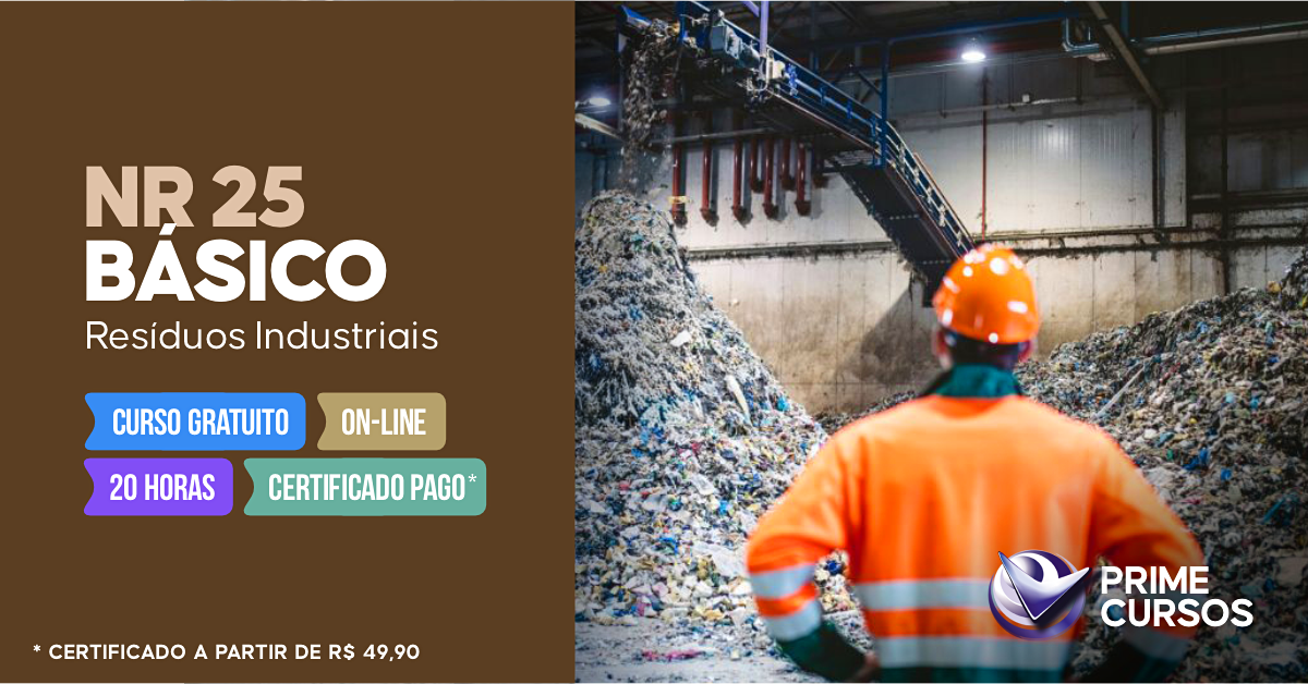 Curso da norma NR 25 B&aacute;sico