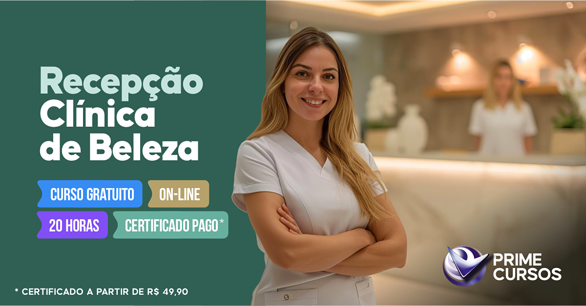 Curso de Recepção Clínica de Beleza