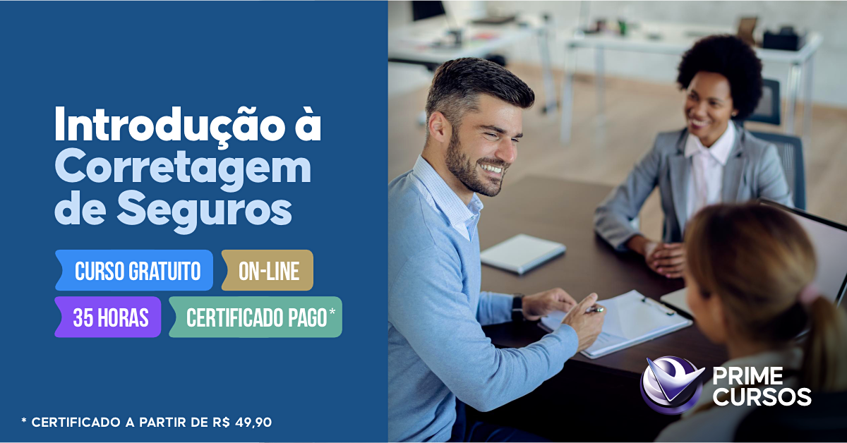Curso de Introdu&ccedil;&atilde;o &agrave; Corretagem de Seguros