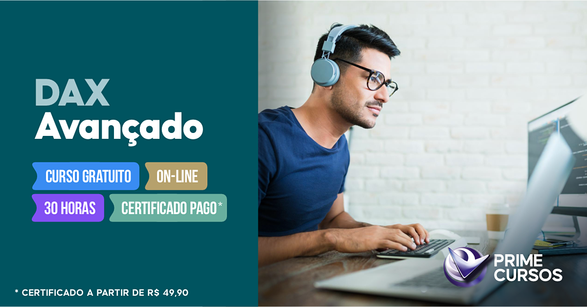 Curso Grátis de DAX Avançado Curso de DAX Avançado