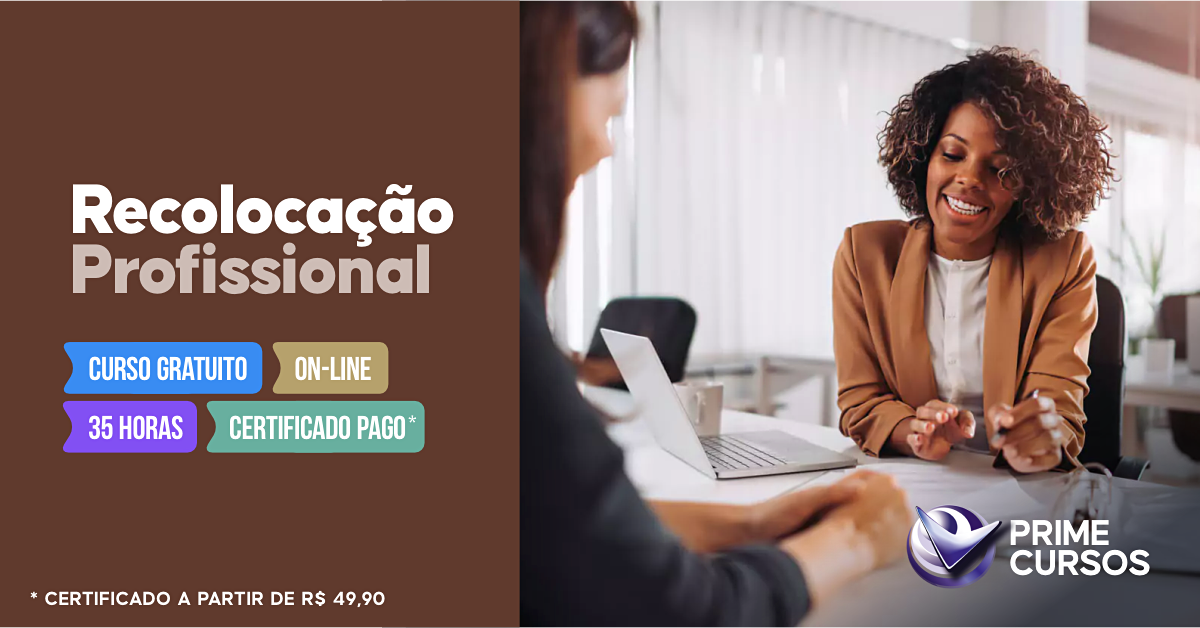 Curso Grátis de Recolocação Profissional Curso de Recolocação Profissional