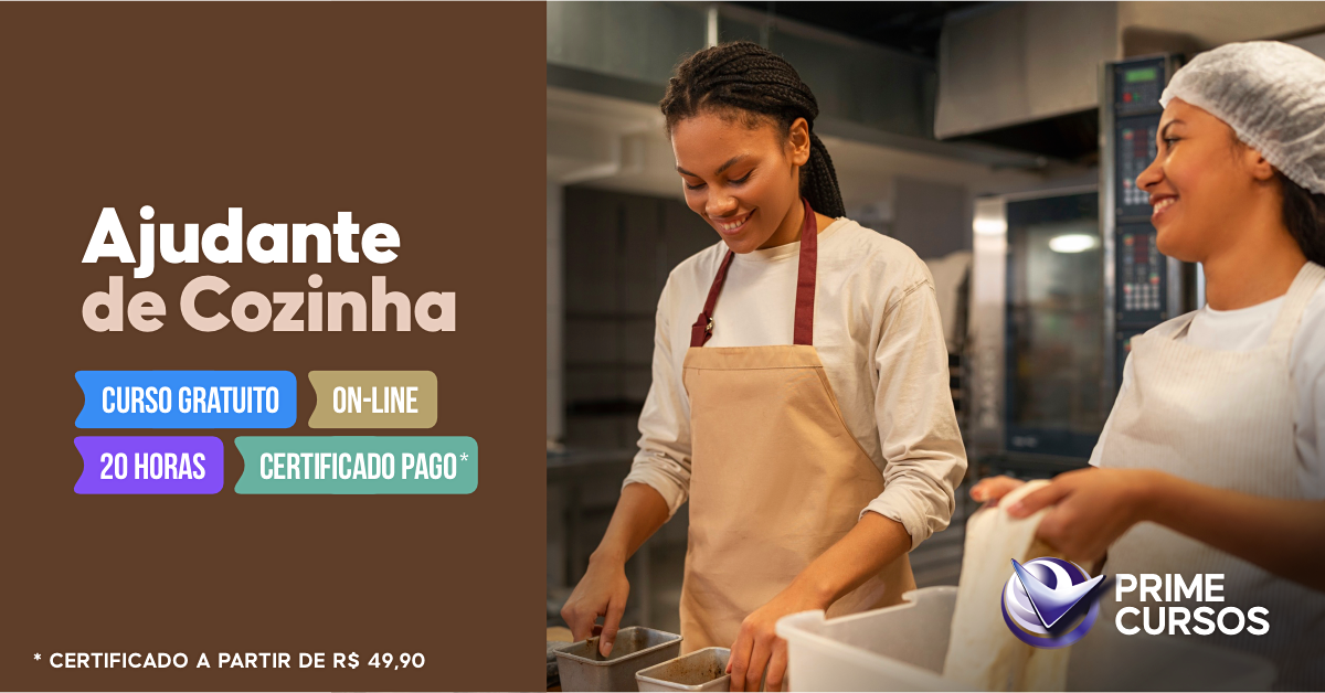 Curso de Ajudante de Cozinha