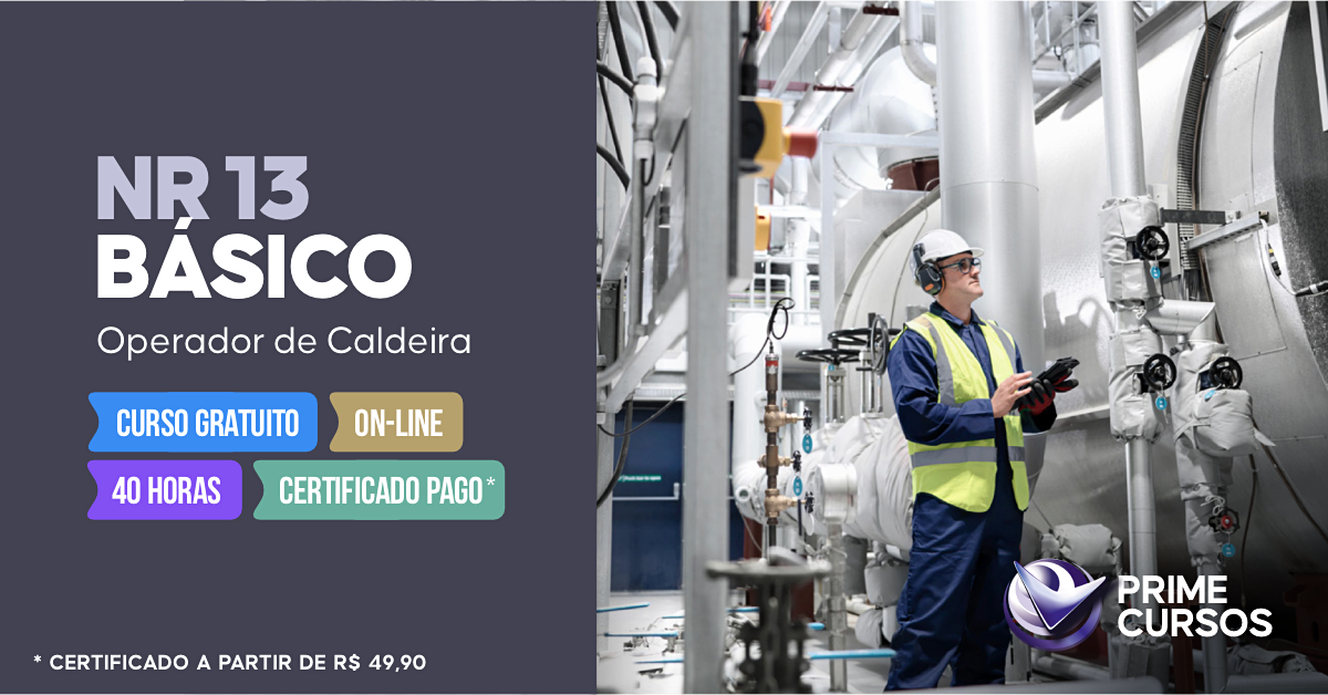 Curso de NR 13 &ndash; Operador de Caldeira B&aacute;sico