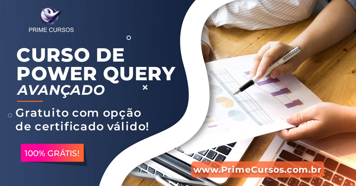 Curso Gratuito de Power Query Avançado Online Logo Curso Gratuito de Power Query Avançado Online Logo