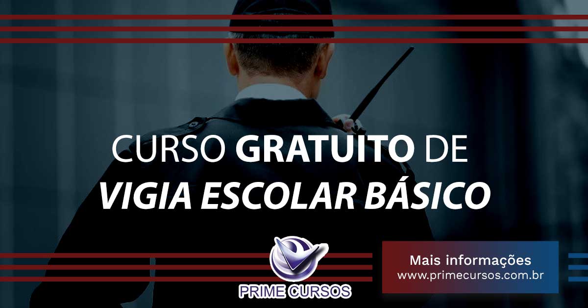 Curso de Vigia Escolar Básico Online Grátis