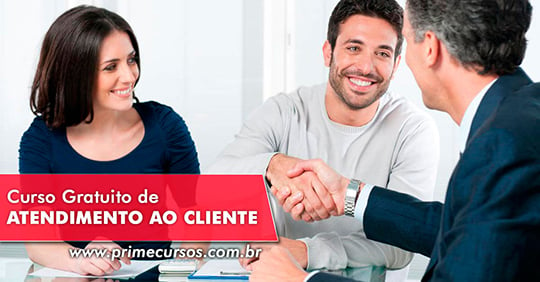 Curso grátis de atendimento ao cliente