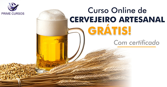 Curso Grátis de Cervejeiro Artesanal