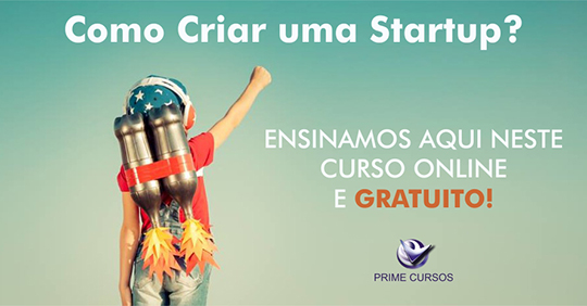 Curso grátis de Como criar uma Startup